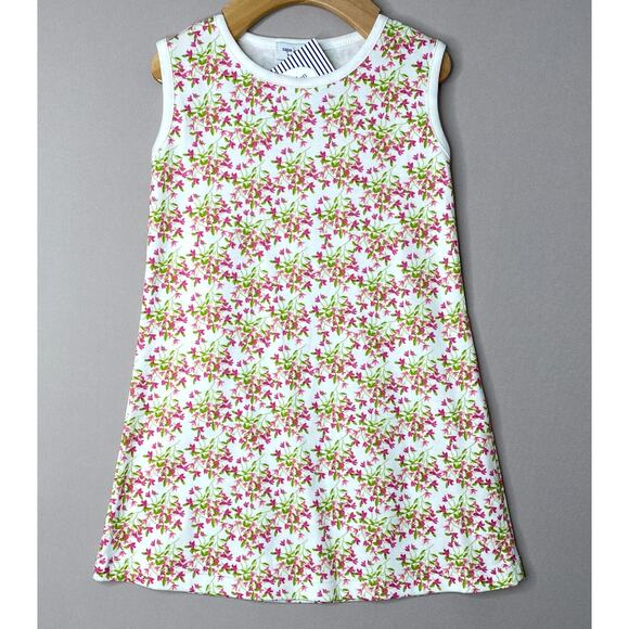 NWT Cape Cullen by Lou Lou Baker Sleeveless Floral Bougainvillea Pima Dress 2T